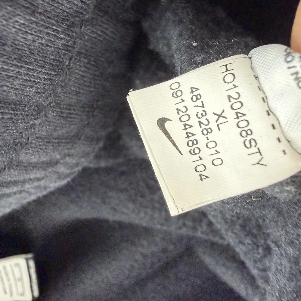 Nike Cargo Sweatpants Mens XL Black Fleece Jogger Pants Elastic Y2K 487328-010